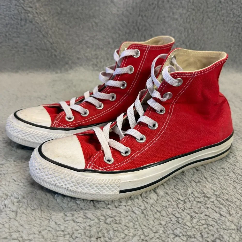CONVERSE CHUCK TAYLOR High Top Mens 5 Womens 7 All Star Red Streetwear Skate